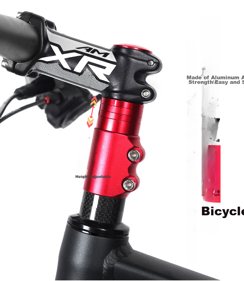 LEBYCLE Mountain Bike Handlebar Riser, Adjustable Stem Extension, Handlebar Heightening Accessory, 150MM Spacers, Installation Tools 4
