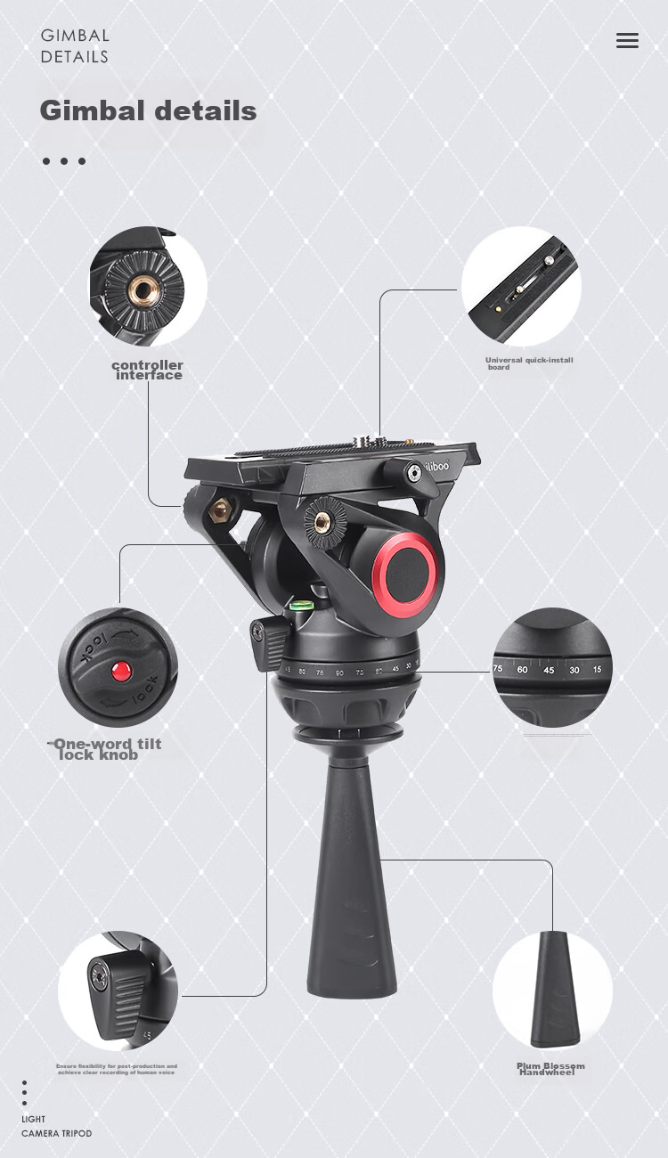 Milibo MTT615A Camera Lightweight Aluminum Alloy Tripod, Portable Photography Tripod for Mirrorless And DSLR Cameras, Bird Photography Camera Stand with Hydraulic Pan Head Kit 14