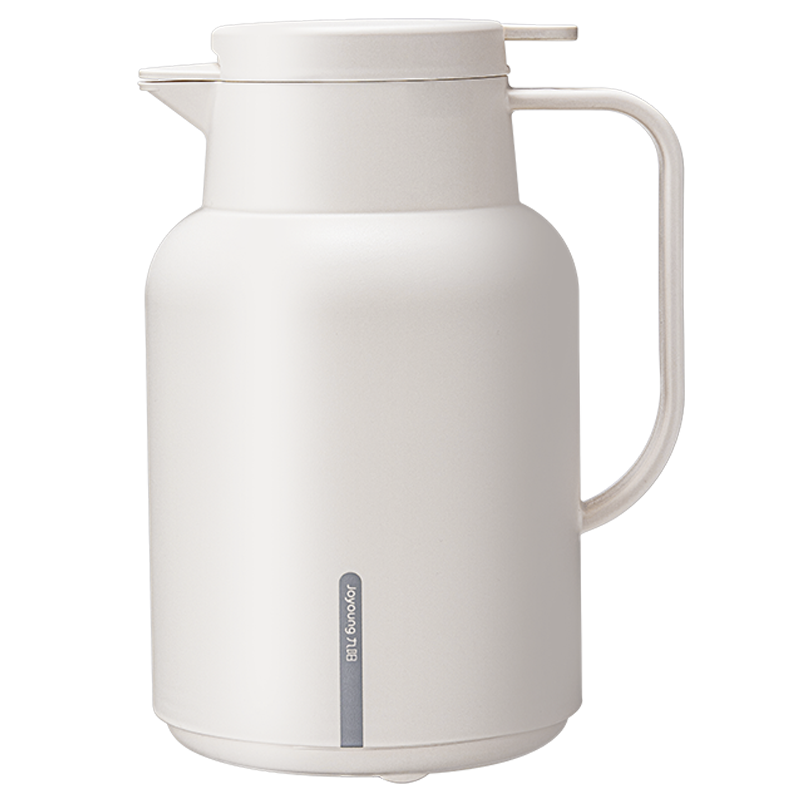 Joyoung Insulated Thermos Flask, Large Capacity Insulated Water Bottle with Glass Inner Liner, Warm Water Jug for Home And Student Dormitory Use, Hot Water Bottle, 1.45L