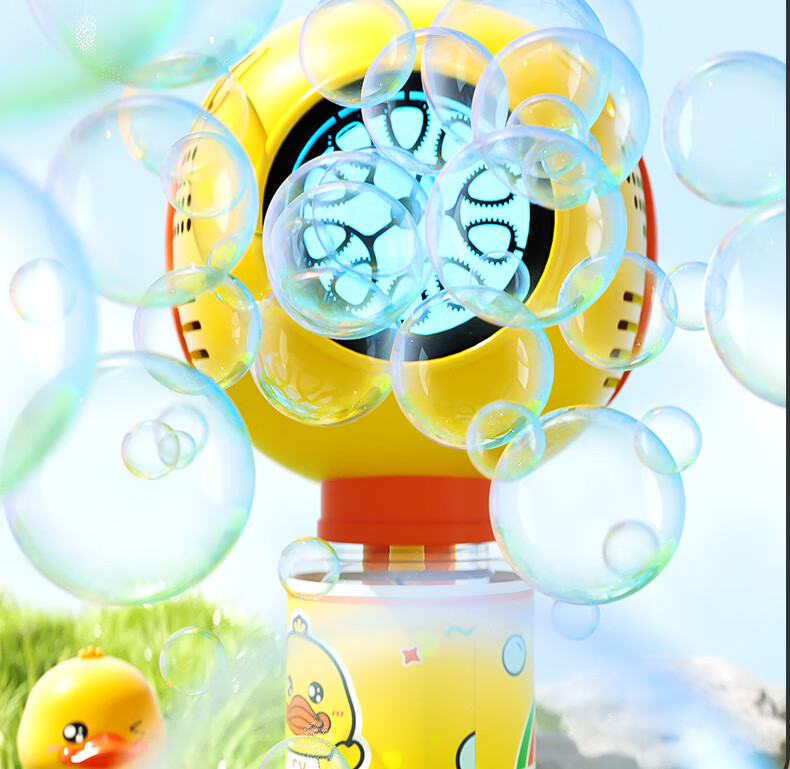 Dimanqi Children's Bubble Blowing Giraffe Handheld Push Cart Bubble Machine Fully Automatic Electric Leak-Proof Outdoor Birthday Gift 5