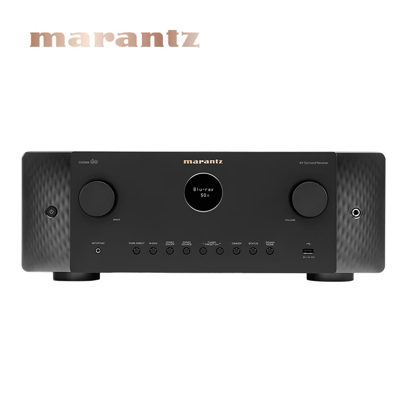MARANTZ CINEMA60 Home Theater, 7.2 Channel AV Amplifier, Imported HEOS Lossless Music Streaming, 8K Dolby Atmos DTS:X Sound Effects, HDMI 2.1, Bluetooth, WIFI, Black