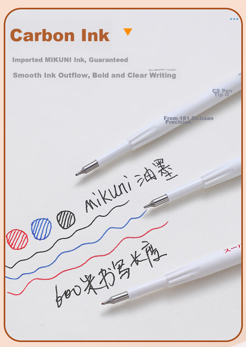 Dongmi Gel Pen Refill for Elementary, Middle School And College Students, Office Stationery, Handwriting Practice, 0.5mm, Click-Type, Replaceable Core, Student Exam Writing, Black Ink, Dongmi Brand, 20 Pieces/box, DM-004 6