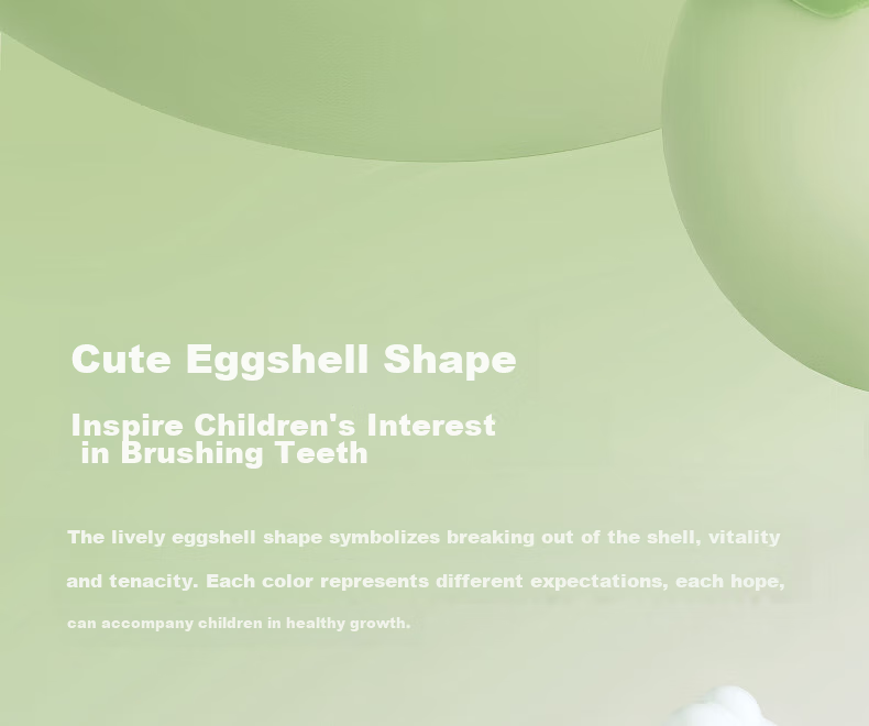 FLYCO Children's Electric Toothbrush with 3 Modes, Smart Timer, Sonic Soft Bristles, for Ages 3-6 Birthday And Children's Day Gift for Boys FT7110 Cute Gree 6