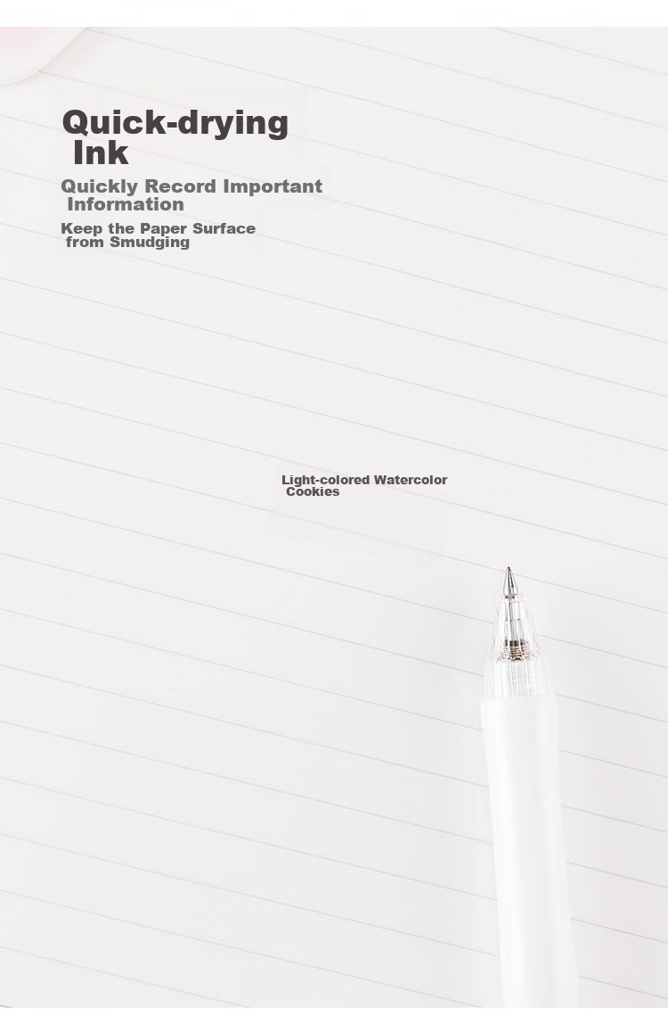 KOKUYO VA Museum Collaboration Series Student Retractable Gel Pen Quick-Dry Signature Pen Office Stationery 0.5mm Black Ink Crayfrushing Single Pack WSG-PRAM3065-1 6