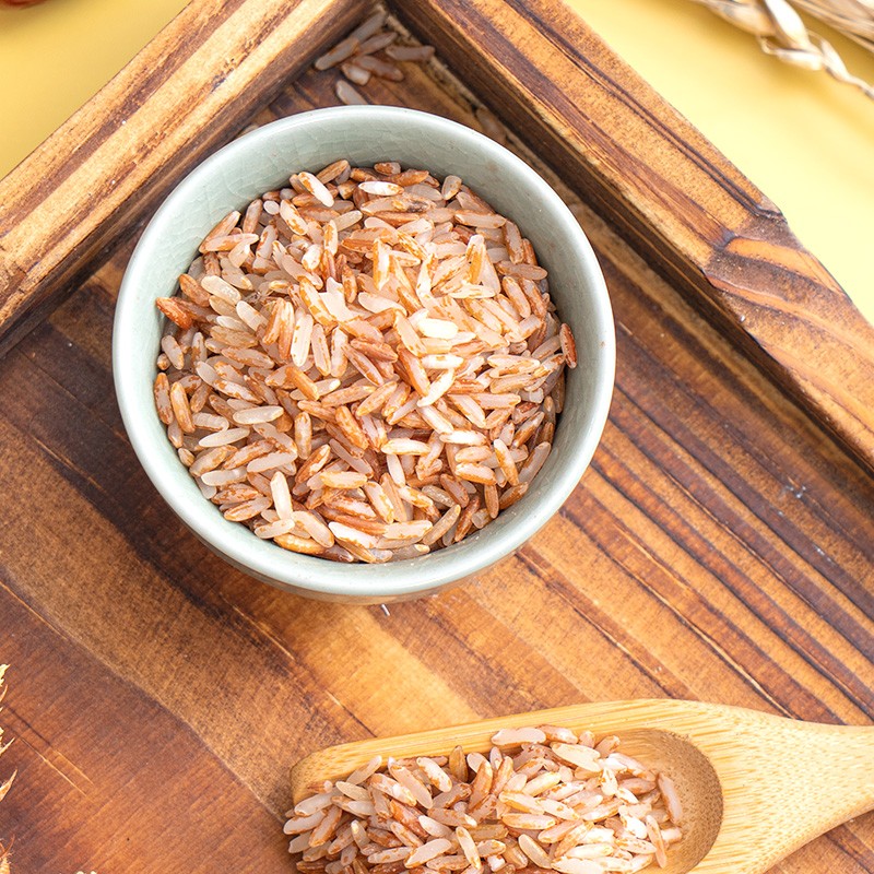 回音谷健康米5斤 软红米 糙米杂粮 免浸泡粗粮 绿色食品 礼品 真空
