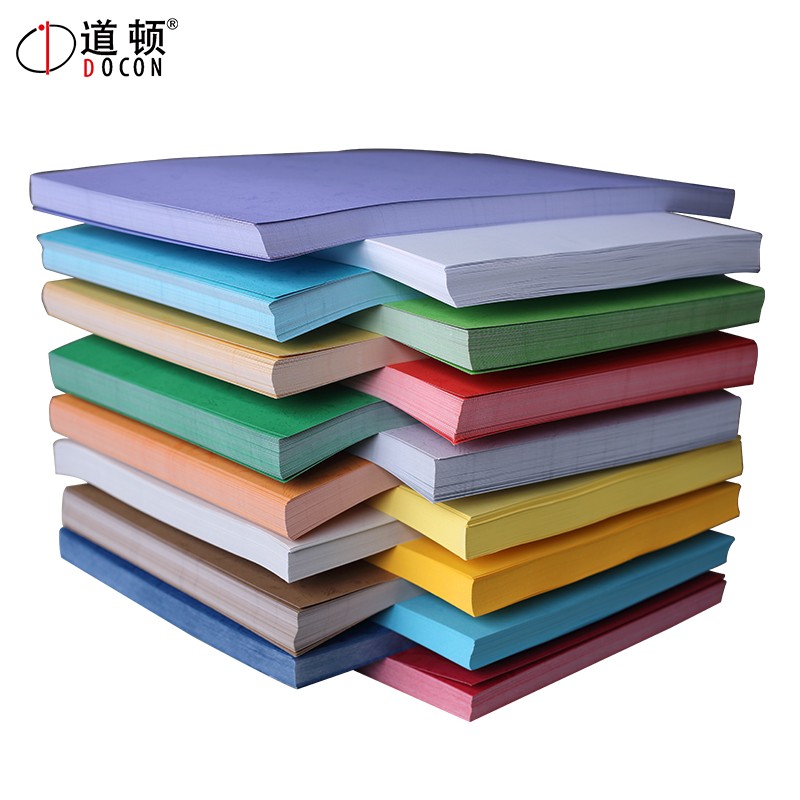 Doton 230g A3++ Embossed Leather Texture Cover Paper 297*460mm Dark Blue 100 Sheets for Binding Machine Faux Leather Texture Proposal Document Contract Cover Cloud Paper