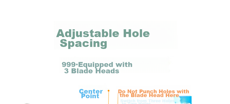KW-Trio 3-Hole 4-Hole Punch Machine Multi-Hole Office Puncher Adjustable Hole Spacing Punches up to 10 Pages 4