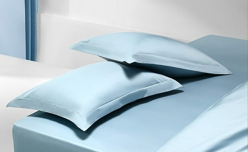 Shuixingjiafang Cotton Bed Sheet, 100% Pure Cotton, 60-Count Long-Staple Cotton, Satin Bedspread, Single Piece Bed Cover, Dust-Proof Mattress Cover, 180x200 24