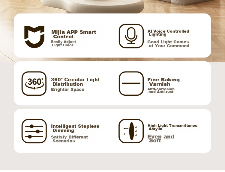 NVC LED Tri-Color Dimmable Ceiling Light Main Bedroom Lamp 2026 High-End Nordic Style Linear Light 2