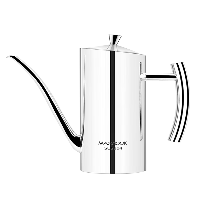 MAXCOOK Oil Dispenser, 304 Stainless Steel Oil Bottle, Wide Mouth 500ml, Large Capacity Condiment Bottle, Leak-Proof MCPJ636