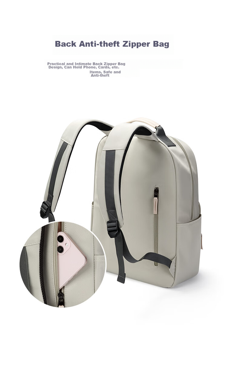 GOLF Backpack for Men, Casual 15.6-Inch Laptop Bag, School Bag for High School And College Students, Travel Bag for Men And Women, Black 12
