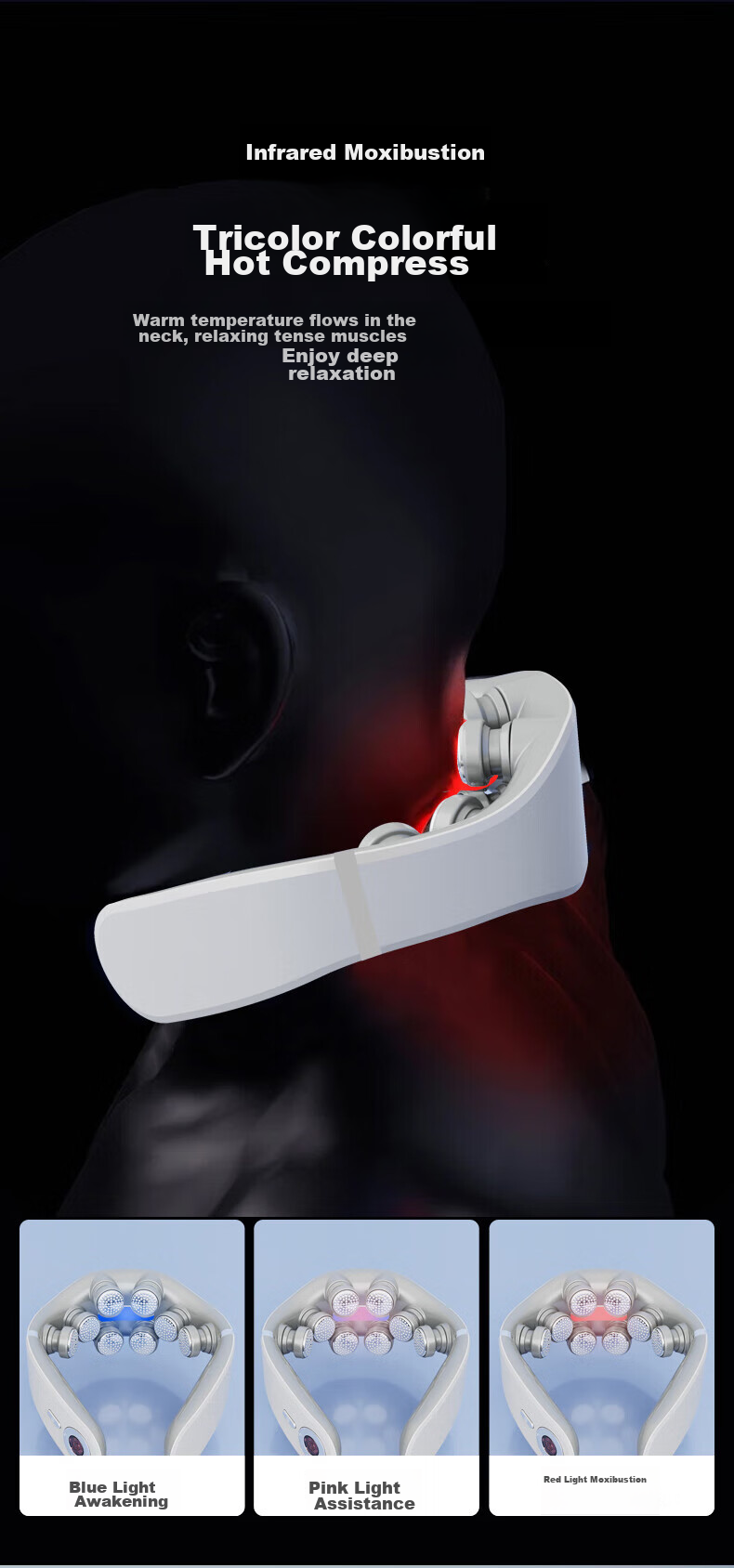 Manyue Cervical Massager, Shoulder And Neck Massage Device, Neck Massager with Smart APP 6D, Birthday Gift 12