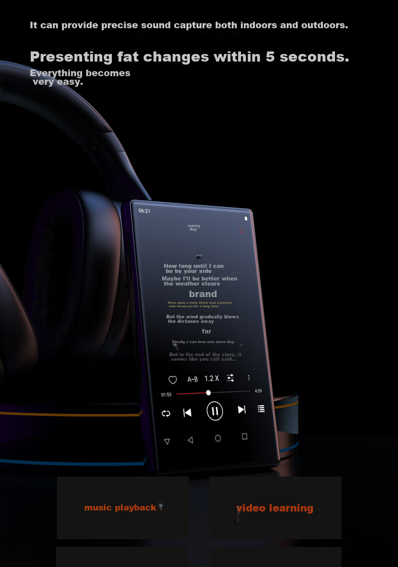 PHILIPS SA5819 MP3/MP4 Music Player, 5.0-Inch Display, 3GB RAM + 32GB Storage, Android 9.0, WIFI-Enabled Internet Access 4