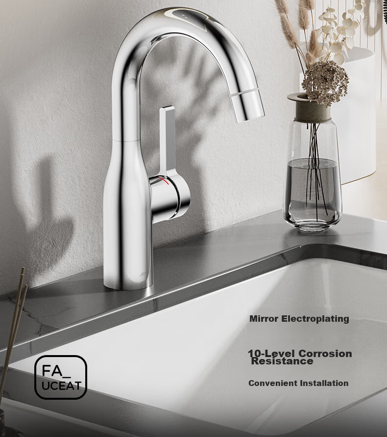 JOMOO Basin Faucet, Washbasin Cold And Hot Dual Control, Rotatable Sink, Bathroom Cabinet Faucet 32686 5