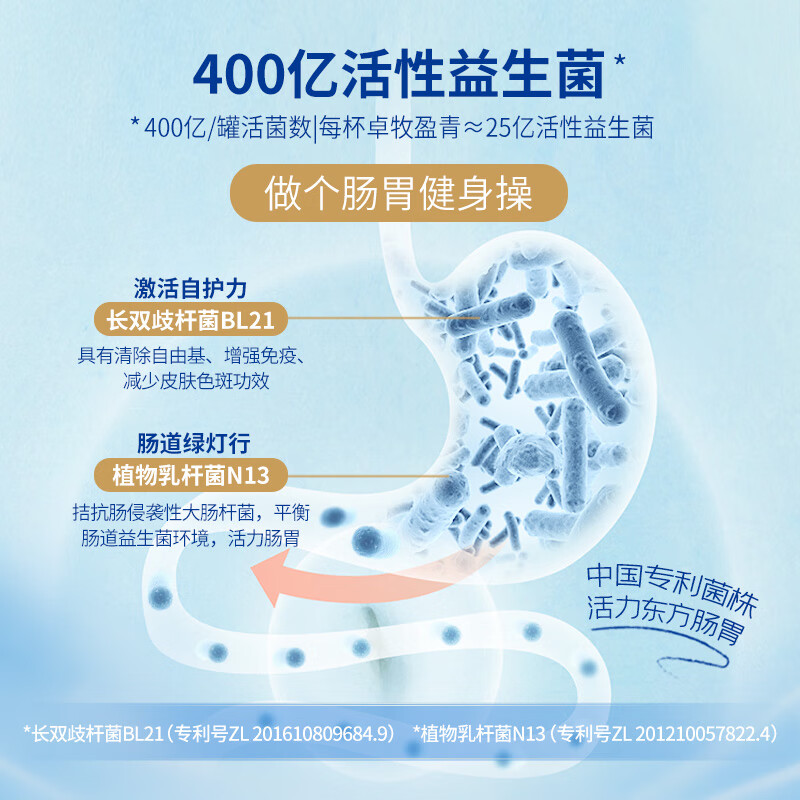 卓牧（JOMILK）羊奶粉中老年成人富硒高钙益生菌羊奶粉 400g/罐 女士送礼老人