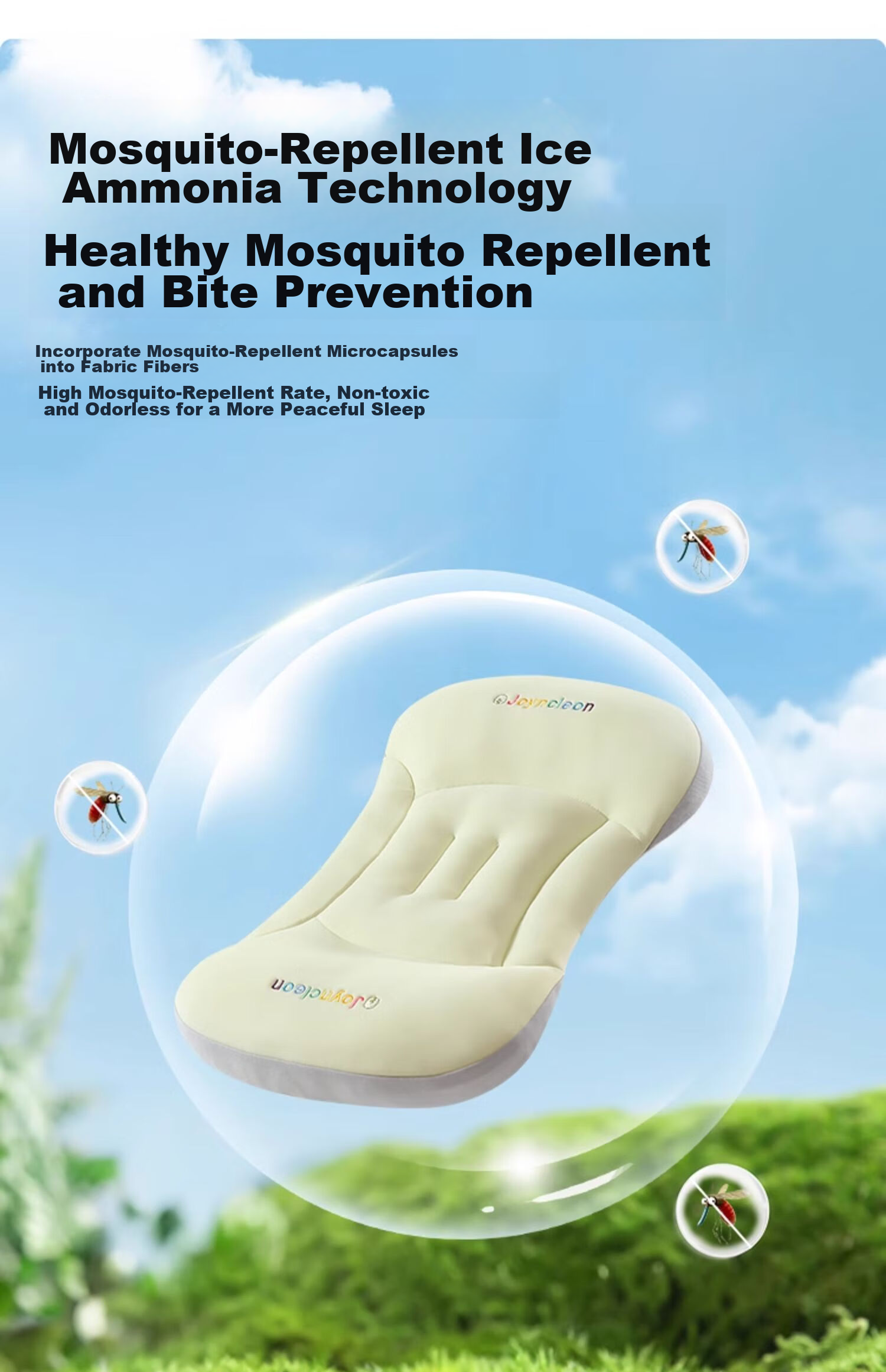 JOYNCLEON Baby Pillow Zoned Neck Support Pillow for Children 6 Months+ 1-3 Years Green jzt198355 5