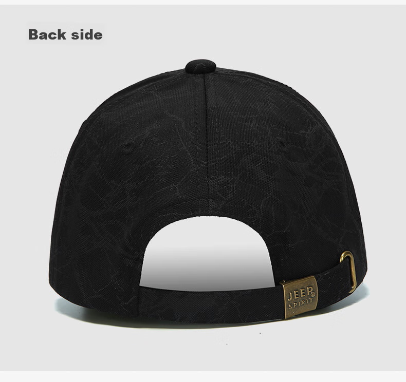 JEEP Men's Fashionable Baseball Cap, Versatile for All Seasons, Duck Tongue Hat, Sun Visor Cap for Men And Women, A0752 14