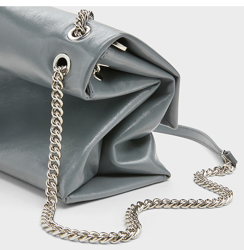 CHARLES&KEITH Large Capacity Soft Chain Messenger Bag, Shoulder Bag, Underarm Bag, Women's Handbag, Birthday Gift, CK2-20271514 12