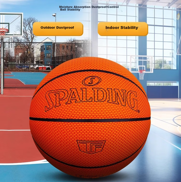 SPALDING SPALDING Moisture-Absorbing And Dustproof TF Indoor And Outdoor PU Adult Size 7 Basketball 77-962Y 7