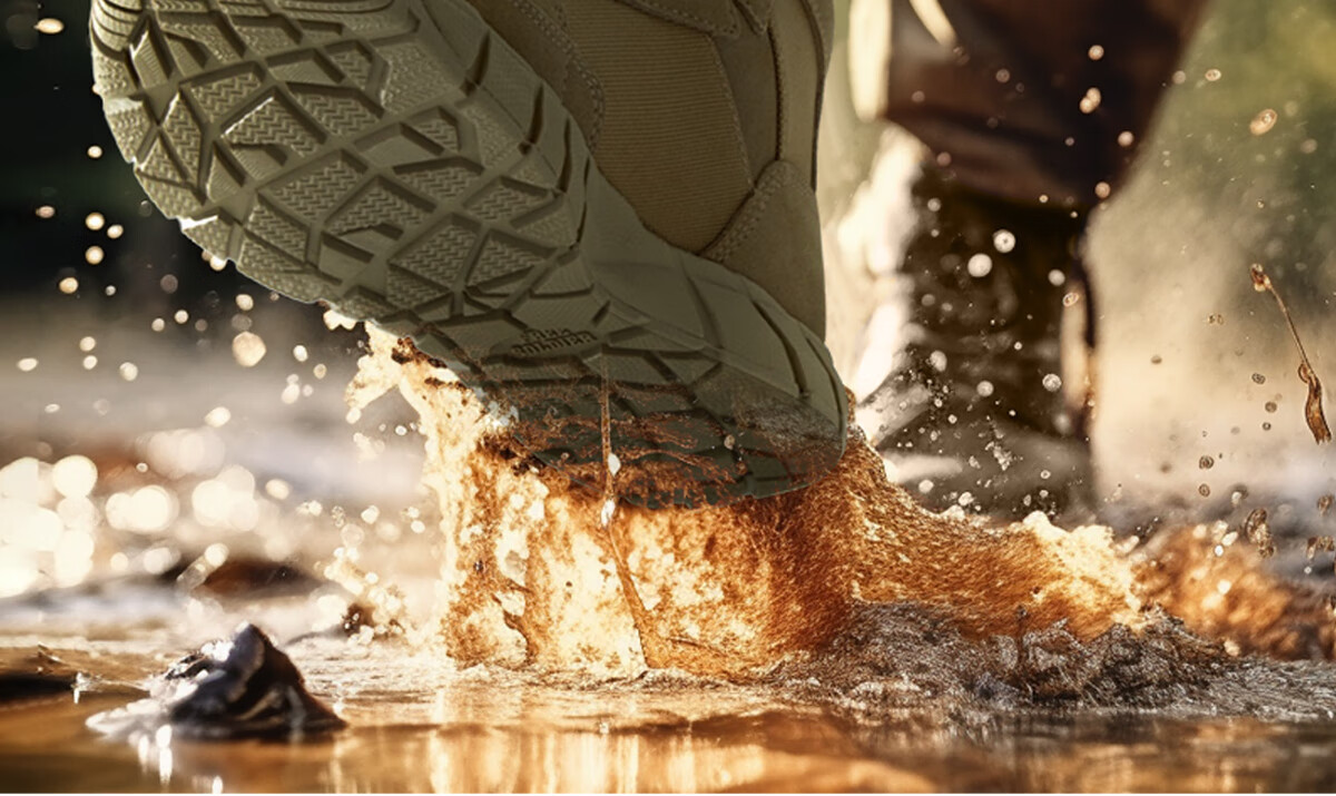 Free Soldier Mid-Top Hiking Boots for Men And Women, Outdoor Wear-Resistant Non-Slip Trekking Climbing Sandproof Breathable Desert Boots, Sand Color, Size 40 16