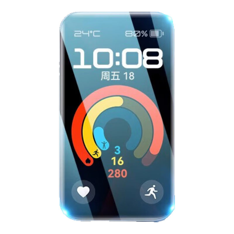 KOVOL [2-Pack] Screen Protector for Huawei Band 10/9/8, Composite Film, Non-Tempered Glass Full Coverage Protective Film, Scratch-Resistant, Anti-Fingerprint Wristband Film