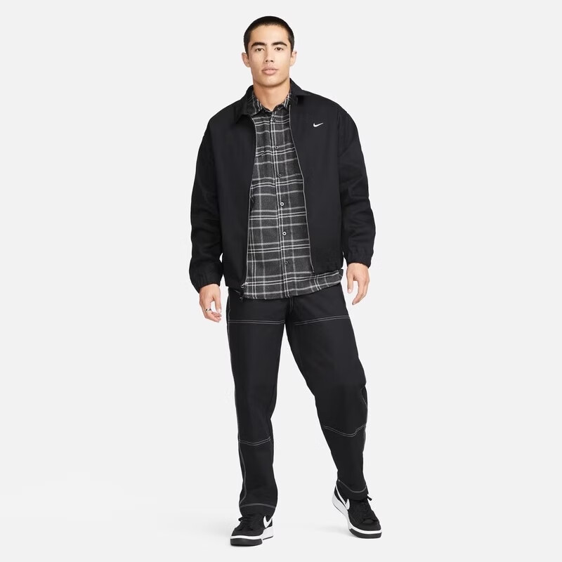NIKE Men's Sports Pants, Spring And Autumn Woven Straight-Leg Cargo Pants, Versatile Casual Style, FZ5766-281, Dark Khaki, Size 30/32 4