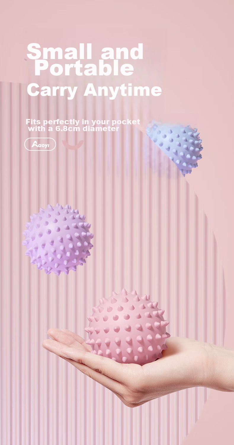 Aoyi Foot Sole Fascia Ball, Hedgehog Ball, Back Muscle Relaxation And Soothing Shoulder And Neck Ball, Yoga Fitness Massage Ball 4