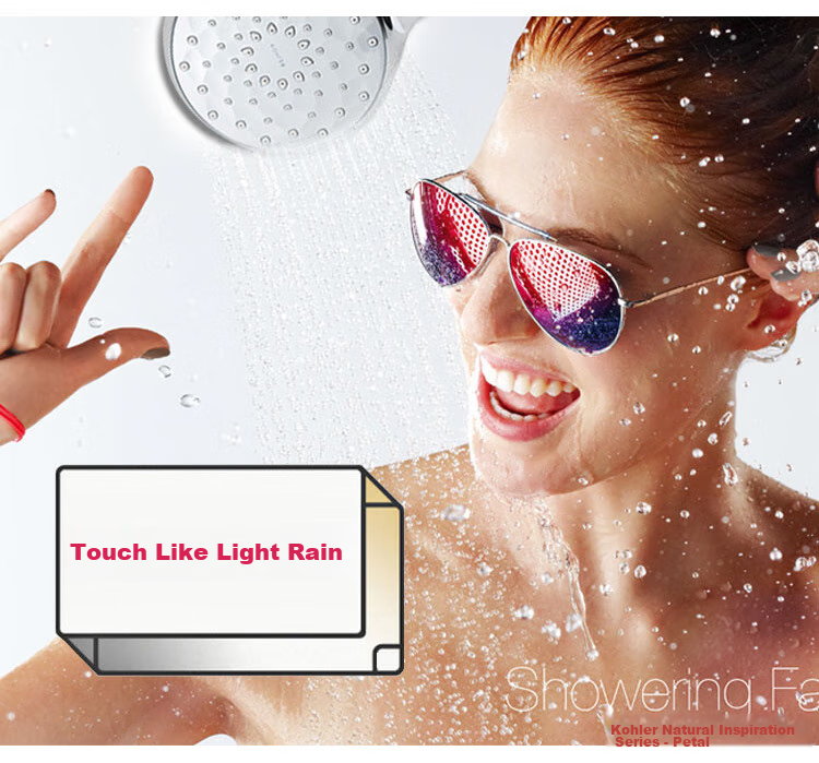 KOHLER Chenyu [Three Functions] Streamlined Handheld Shower Head with Single Spray R72421T-CP Silver 3