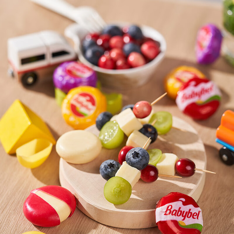 Mini Babybel小贝勒【法国进口】原味即食高钙儿童乳酪200g/10粒装 天然奶酪