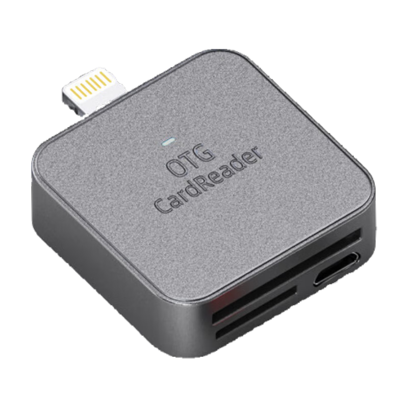 LinkStone Apple TF/SD Card Reader OTG Memory Card Photo Storage Reader All-In Compatible with Apple 13/14 Phones, Tablets, IPhone X, IPad Universal Camera Multi-Functional
