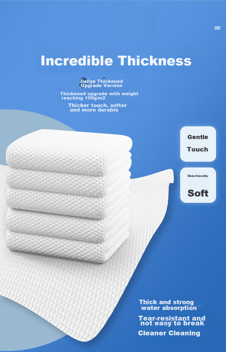 Grace Disposable Printed Folding Bath Towel, Thick Large Size, Portable Travel Accessory, 3 Packs 4