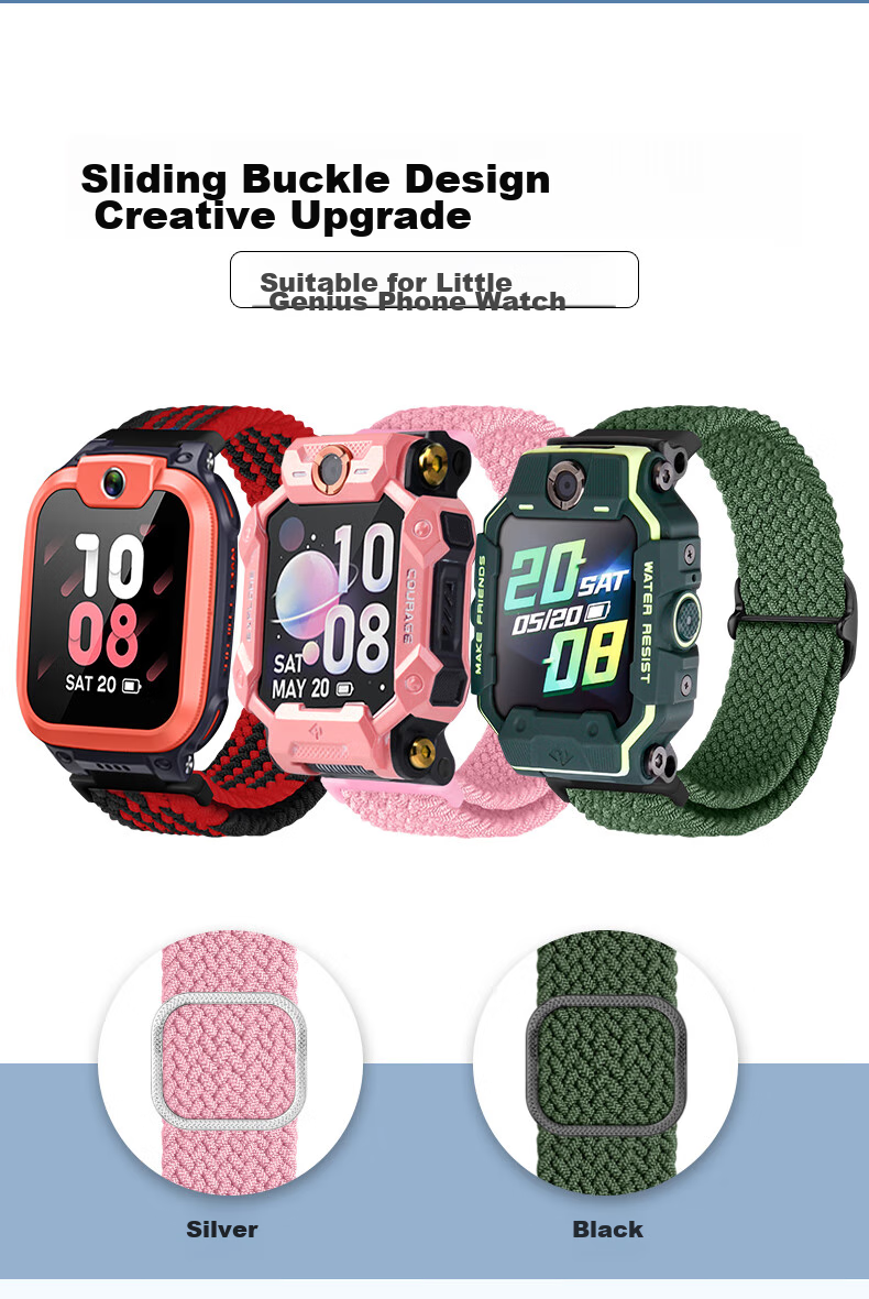 Watchbond Compatible with Xiaotianc Z12 Strap, Z10/z9/z11/z8a/z7s/z6pro Smartwatch Band, Braided Z5/Z1/Z2Y/Z3/Z1S/Y03/Q1A 3