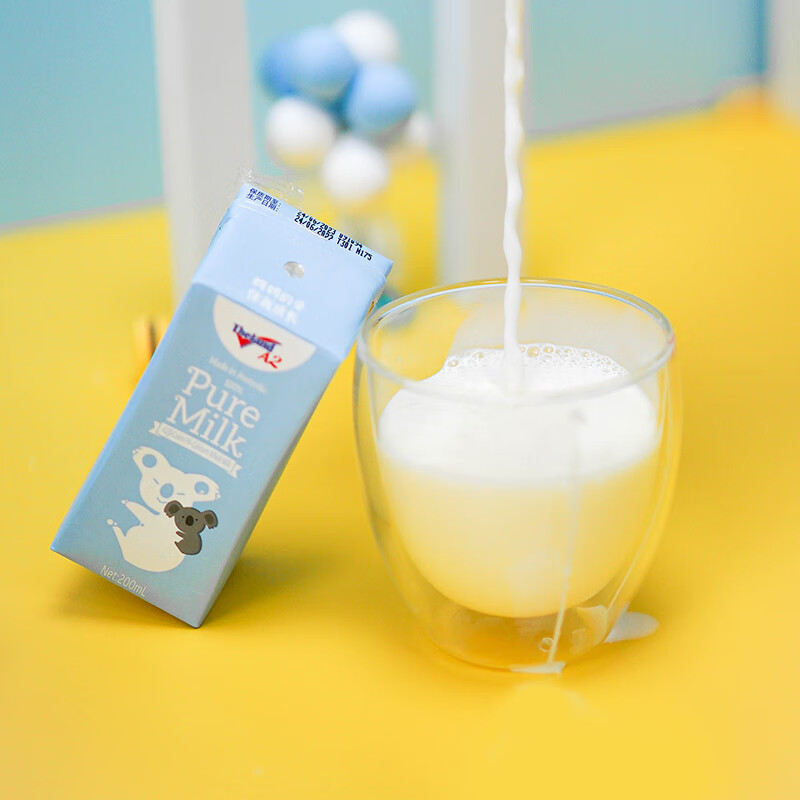 纽仕兰×PLUS A2β-酪蛋白原生高钙100%生牛乳200ml*24盒