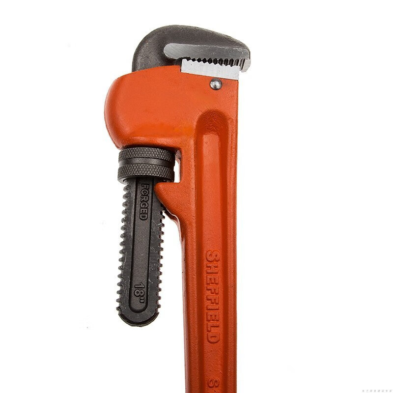 Gangdun SHEFFIELD S104018 Pipe Wrench, 18-Layer Heavy-Duty Pipe Pliers, Water Pipe Wrench