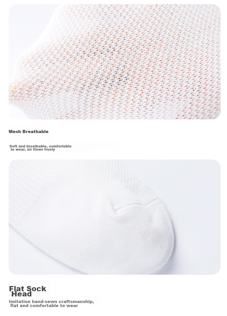 KAWASAKI Badminton Socks for Men with Terry Bottom Sports Short Socks A6102 (Three-Pair Pack) White-Gray Size One Fits All 7