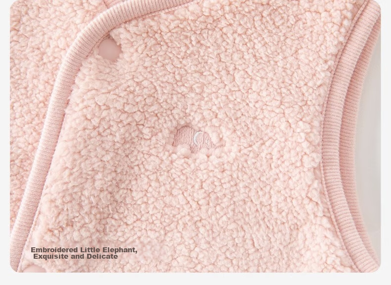 DAVE & BELLA Kids Reversible Sherpa Fleece Vest Autumn Winter Boys Girls Baby Jacket 8