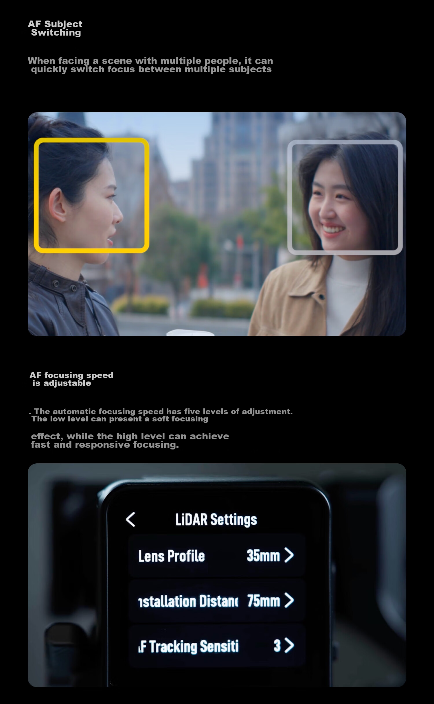 DJI Focus Pro Creative Edition, Handheld Integrated Lens Control System with AI Automatic Focus Tracking, 20-Meter Wireless Follow-Focus, LiDAR Oscilloscope 7