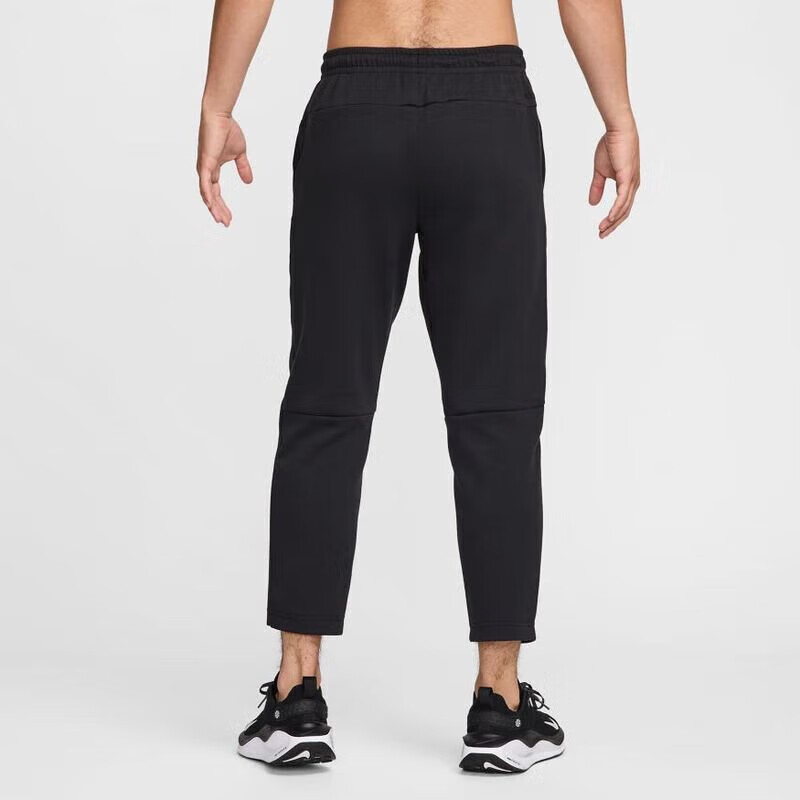 NIKE Men's Sports Pants, Straight-Leg Knitted Casual Trousers, Moisture-Wicking Quick-Dry Sweatpants, FZ5851-010 Black XL