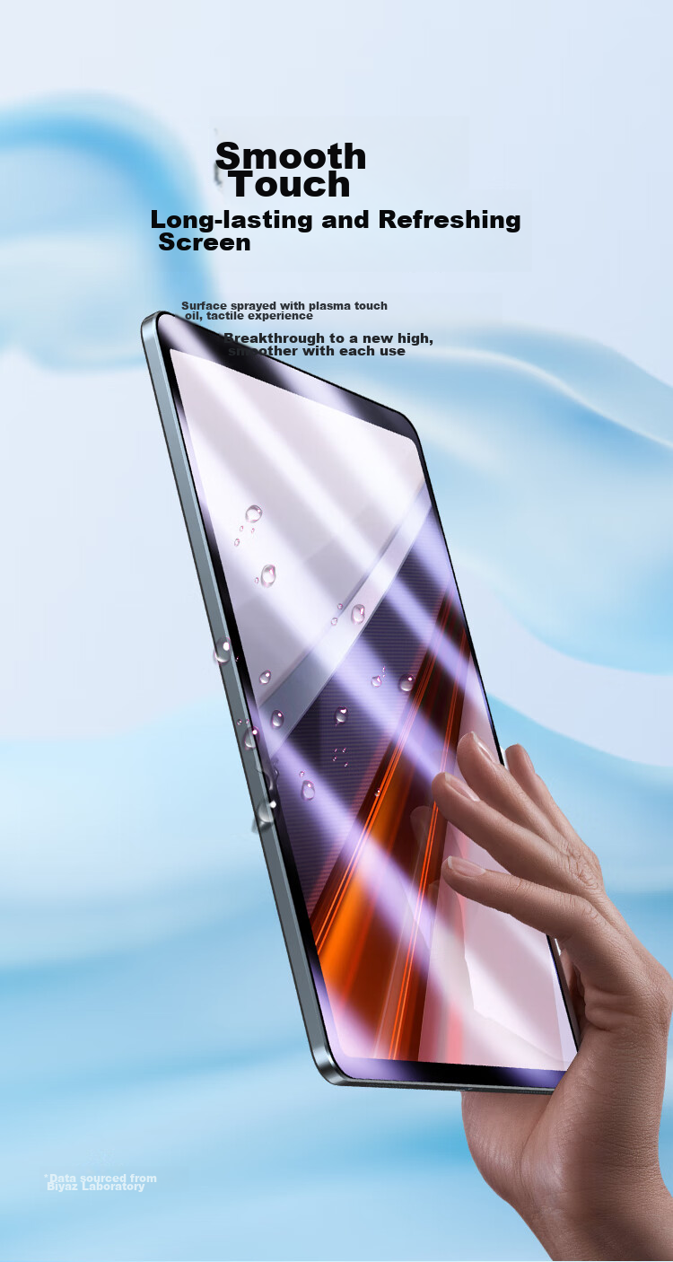 BIAZE Tempered Glass Screen Protector for Vivo/iQOO Tablet, 2023 Model, 11.5-Inch Pad Air, Anti-Blue Light Film, Scratch-Resistant, Full-Screen Coverage Film, PM206 Blue Light Protectio 8
