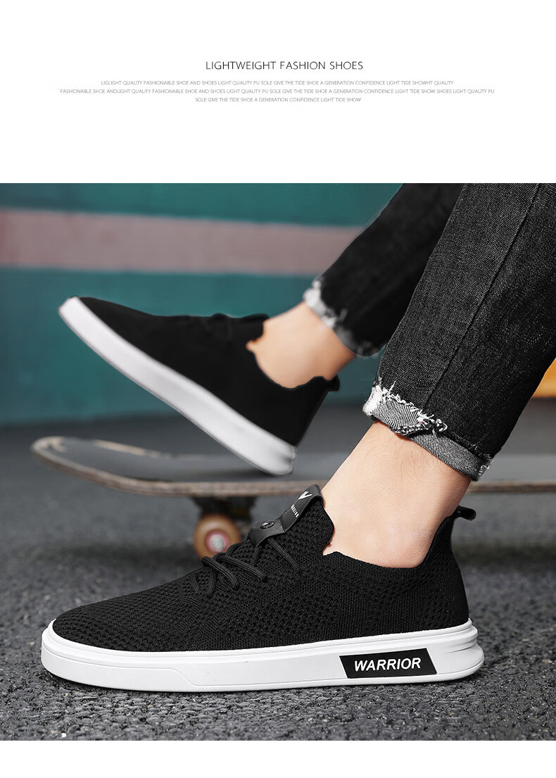 Huili Men's Shoes, Old Beijing Cloth Shoes, 2026 Summer New Style Men's Breathable Lightweight Mesh Casual Shoes, Black, Size 41 16