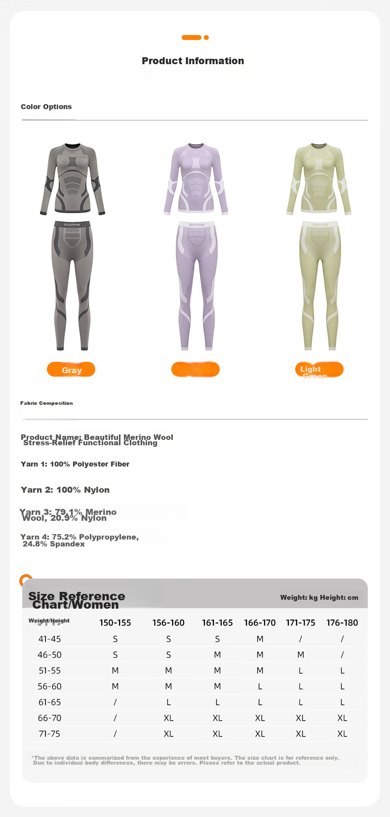 SURPINE Yuxue Series Merino Wool Quick-Dry Ski Base Layer for Women, Functional Underwear, Sweat-Wicking Outdoor Undershirt 11