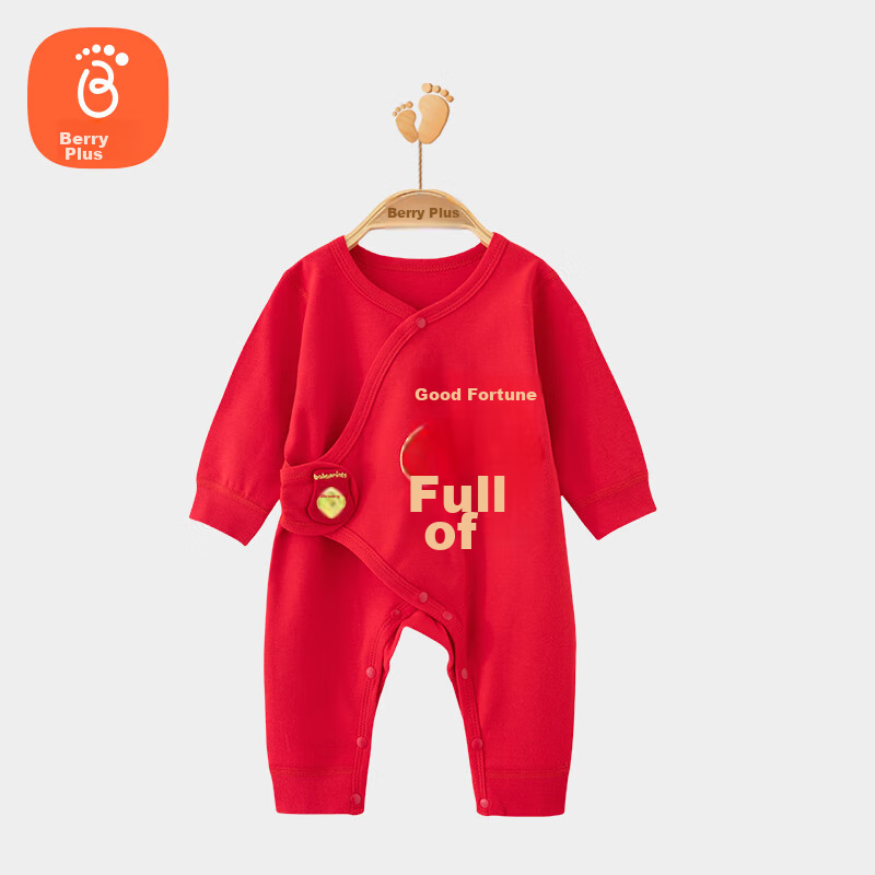 Детский комбинезон Babyprints, наряд для Нового года, хлопковый ромпер для новорожденных, одежда для малышей, размер 52