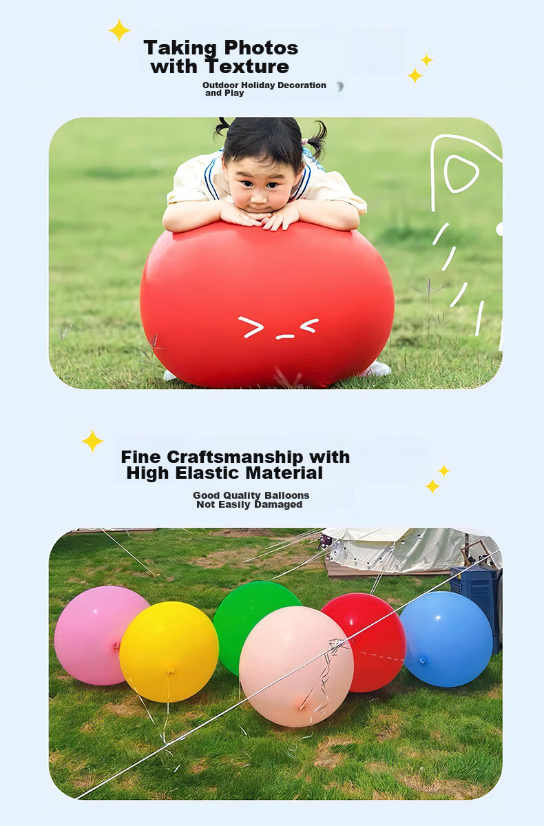 Duomeiyi Birthday Large Balloon, 36 Inches, Red, Children's Balloon, Birthday Scene Decoration, Outdoor Atmosphere, Photo Props 5