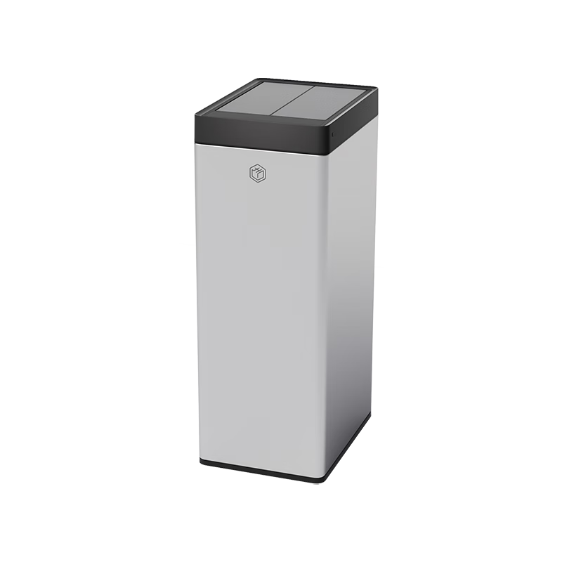 JD Original Stainless Steel Double-Door Automatic Bagging Smart Trash Can 30L Sensor for Home Living Room Bedroom Office