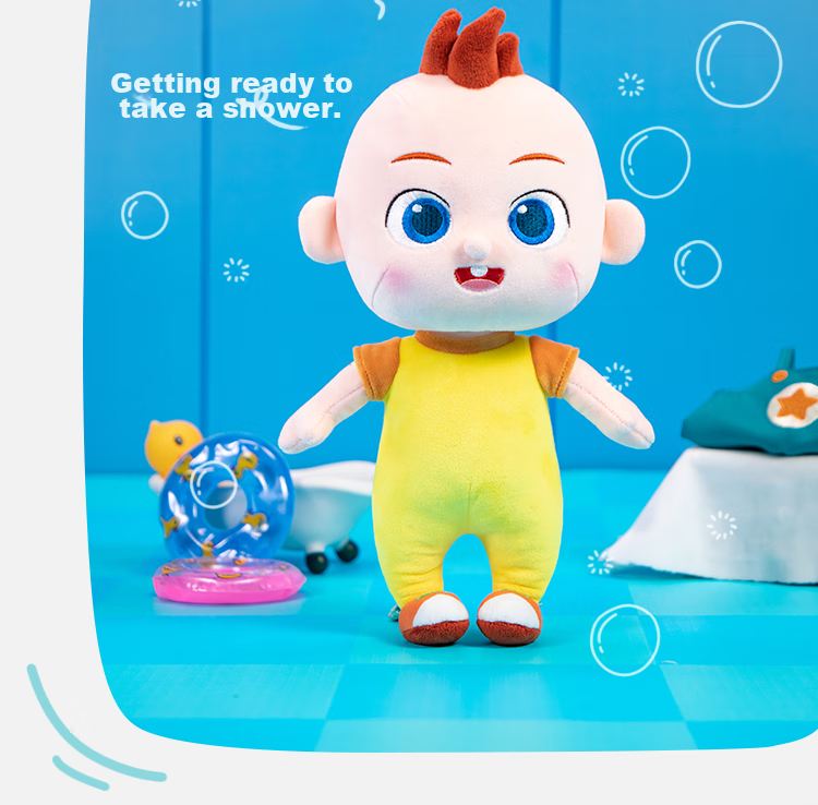 BabyBus JoJo Plush Toy Mia Doll 0-3 Years Old Children's Princess Doll 12