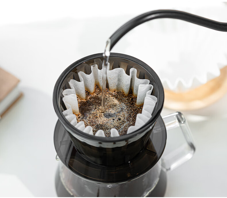 Timemore Ice Gaze B75 Pour Over Coffee Filter Cup Cake Filter Cup Flat Bottom Filter Cup Home Coffee Utensils 20
