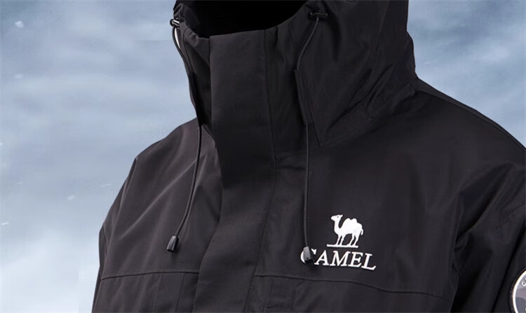 CAMEL [Wang Junkai's Choice], Outdoor Three-In Jacket for Men And Women, New Waterproof Mountaineering Coat 3
