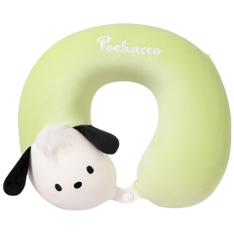 MINISO Pochacco Series Memory Foam U-Shaped Pillow, Nap Pillow, Car And Airplane Travel Neck Pillow, Office Backrest Cushio