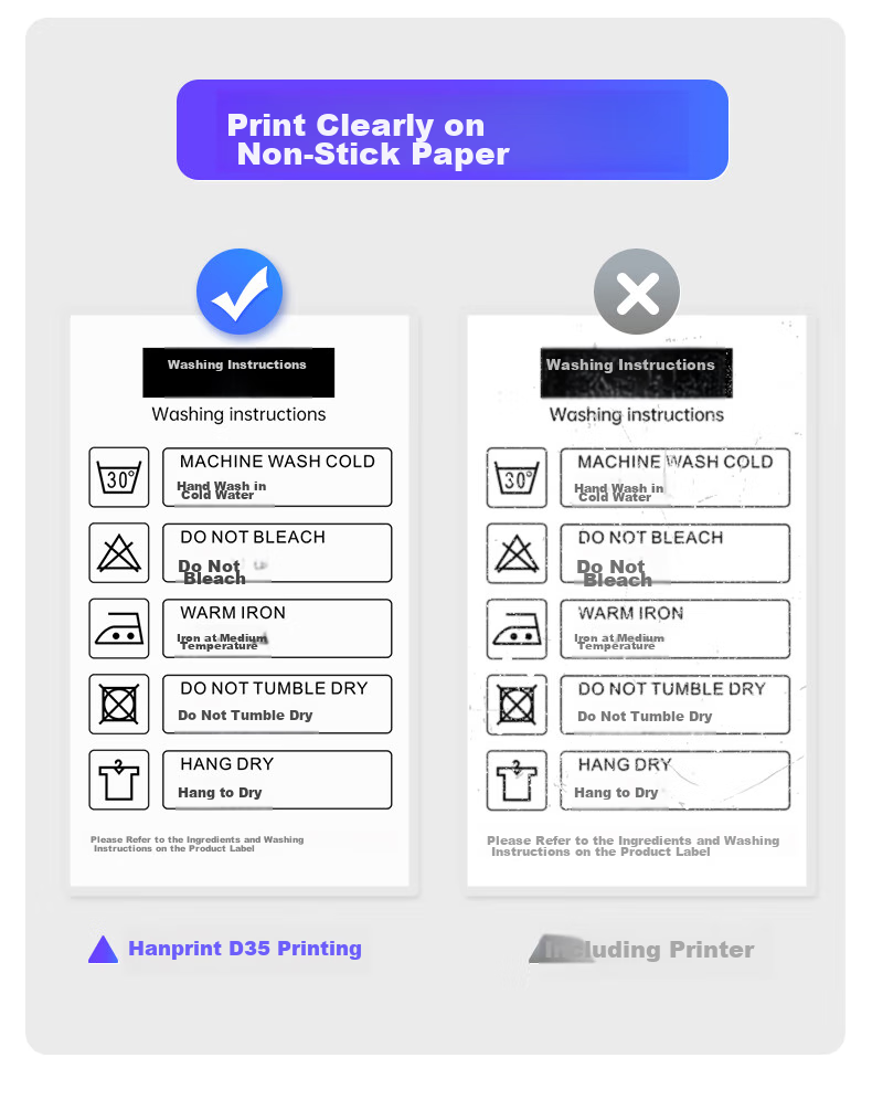 HPRT D35BT Thermal Label Printer, 80mm USB/Bluetooth Barcode Tag, QR Code Sticker, Non-Adhesive Printing for Supermarket, Milk Tea, Food Price Labels, White Bluetooth Versio 4