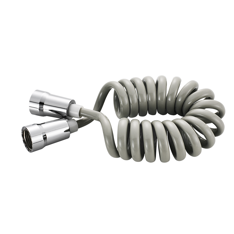 MEJUE Shower Head Sprayer Hose Inlet Pipe, Toilet Sprayer Telescopic Shower Hose Spring Tube Z-05310